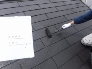 屋根塗装2回目